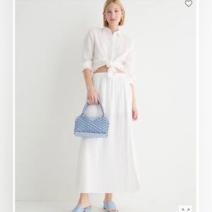 NWT J. Crew Soft Cotton Gauze Maxi Skirt